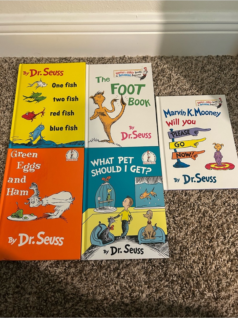 Dr. Seuss 5 Books Lot